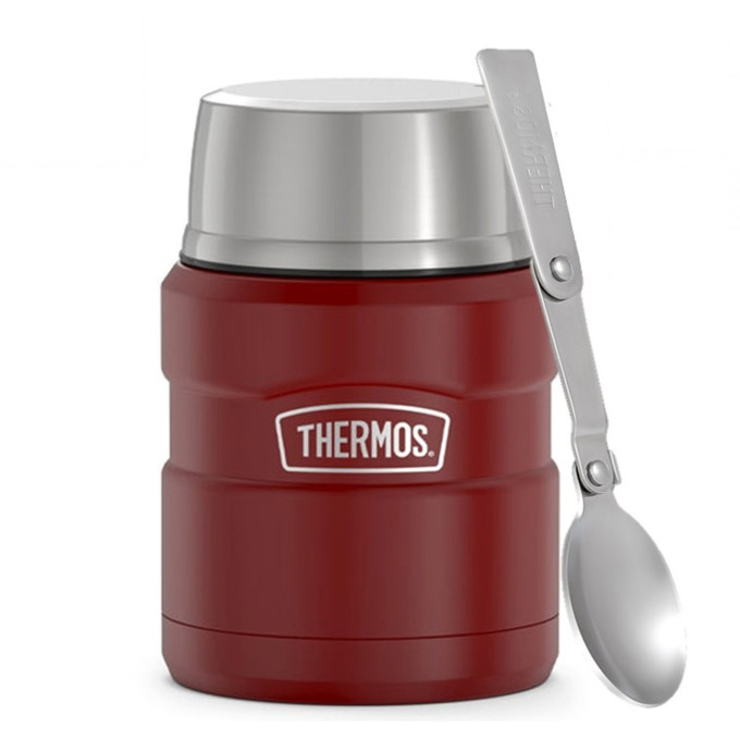 Термос для еды THERMOS KING SK3000 MRR 0,47L с ложкой 562883